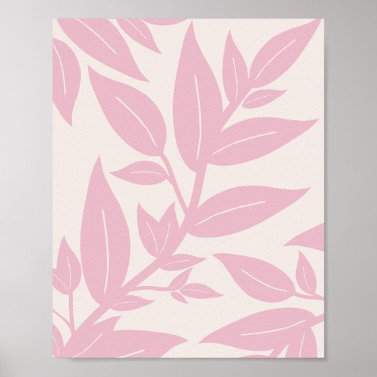 ピンク離れの植物学 ポスター (正面)