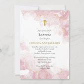 ピンク雲の正統派バプテスマ 招待状 (正面)