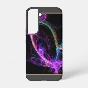 ピンク電気フラクタル SAMSUNG GALAXY S22ケース