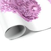 ピンク霜の降りたオーナメント包装紙 ラッピングペーパー (ロールコーナー)