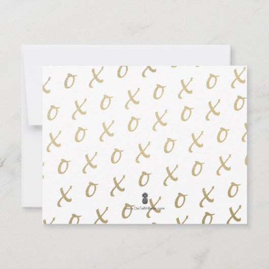 ピンク非フォトウェディング日付を保存招待状, セーブザデート (裏面)