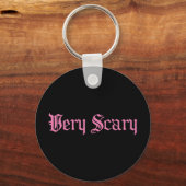 ピンク非常に怖い キーホルダー (正面)