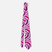 ピンク頭が切れるカジュアル10月カラー ネクタイ (裏面)