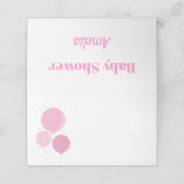 ピンク風船|座席表 プレイスカード (外部開封)