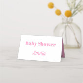 ピンク風船|座席表 プレイスカード (裏面)