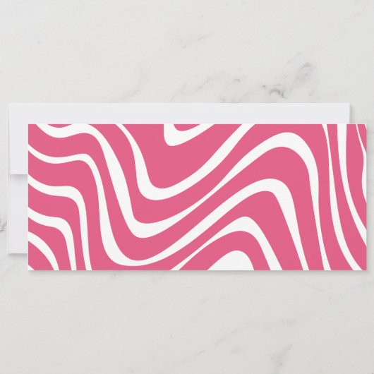 ピンク飛行機チケット誕生日パーティーへの招待 招待状 (裏面)