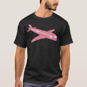 ピンク飛行機 Tシャツ (正面)