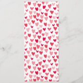 ピンク食べドリンクラブバレンタインデーディナーパーティー メニュー (裏面)