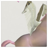 ピンク飼育ペガサス生地 ファブリック (クローズアップ)