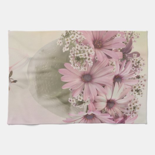 ピンク骨頭腫 キッチンタオル (横)