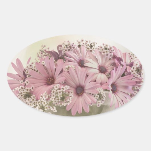 ピンク骨頭腫 楕円形シール (正面)