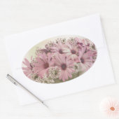 ピンク骨頭腫 楕円形シール (封筒)