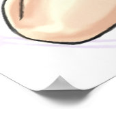 ピンク髪のキャットガールポスター ポスター (角)