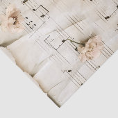 ピンク魅力的のバラヴィンテージ楽譜シートphemera 薄葉紙 (詳細)