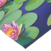 ピンク魅力的の睡蓮 ショートテーブルランナー (コーナー)