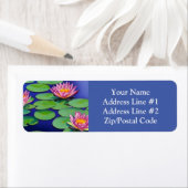 ピンク魅力的の睡蓮 ラベル (インサイチュ)