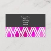 ピンク鮮やかとホワイトダイヤモンド 名刺 (裏面)