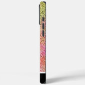 ピンク鮮やかと緑のヘビデザイン Case-Mate iPhoneケース (裏面 / 左)