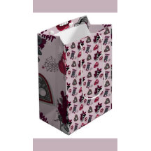 ピンク鮮やかのゴシック様式のグラフィックバレンタインデー