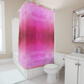 ピンク鮮やかのシャワーカーテン シャワーカーテン (インサイチュ)