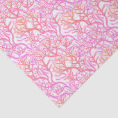 ピンク鮮やかコーラルリーフティッシュペーパー 薄葉紙 (詳細)