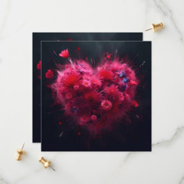 ピンク鮮やかハートバースト セーブザデート