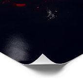 ピンク鮮やかハートバースト ポスター (コーナー)