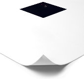 ピンク鮮やかハートバースト ポスター (角)