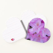 ピンク鮮やかフローラノート ノートブック (内部)