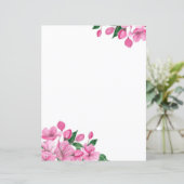 ピンク鮮やかフローラ文房具 (スタンド正面)