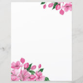 ピンク鮮やかフローラ文房具 (正面)