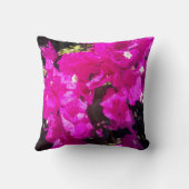 ピンク鮮やかフローラ クッション (裏面)