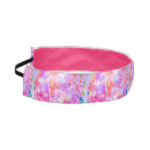 ピンク鮮やか色の非首スリップまたは滑ること帯 アスレチックヘッドバンド (左)