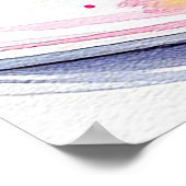 ピンク鮮やか釉付きキウイケーキ ポスター (角)