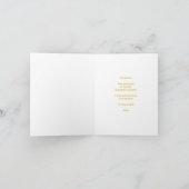 ピンク黒く、白い卒業2017は写真感謝していしています サンキューカード (内部)