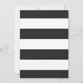 ピンク黒のかわいいサボテンの誕生日パーティー 招待状 (裏面)