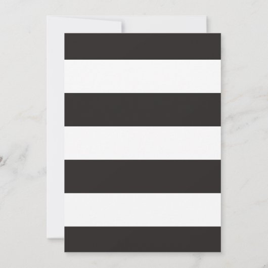 ピンク黒のかわいいサボテンの誕生日パーティー 招待状 (裏面)