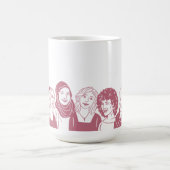 ピンク15ozマグカップ コーヒーマグカップ (中央)