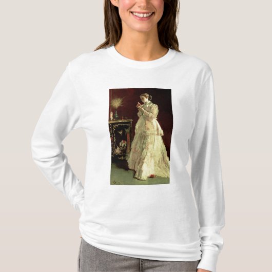 ピンク1867年の女性 Tシャツ (正面)