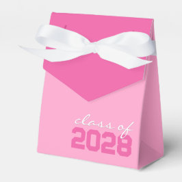 ピンク2トーンの卒業特典ボックス フェイバーボックス