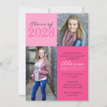 ピンク2トーンクラシック2写真卒業