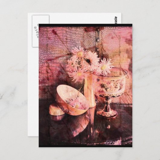 ピンク2 ポストカード (正面/裏面)