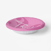 ピンク30回第30回誕生日パーティー ペーパーボウル (傾斜あり)