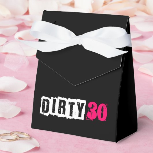 ピンク30th汚い30th女の子のパーティー フェイバーボックス (ウェディング)