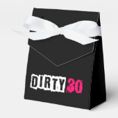 ピンク30th汚い30th女の子のパーティー フェイバーボックス (正面サイド)
