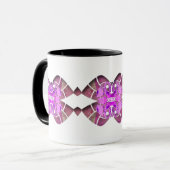 ピンク3 マグカップ (正面左)