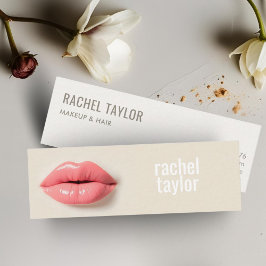 ピンク3Dリップモダンプロフェッショナル スキニー名刺