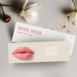 ピンク3Dリップモダンプロフェッショナル スキニー名刺