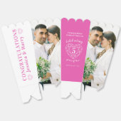 ピンク5周年記念結婚のトルマリン2枚 フェイバーボックス (見開き)