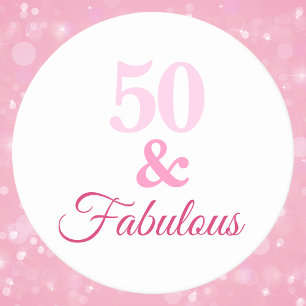 ピンク50と素晴らしいコースター ラウンドペーパーコースター
